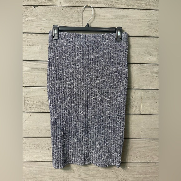 Cotton On Dresses & Skirts - LIKE NEW Cotton On Navy Blue Heathered Pencil Skirt Sz Medium
